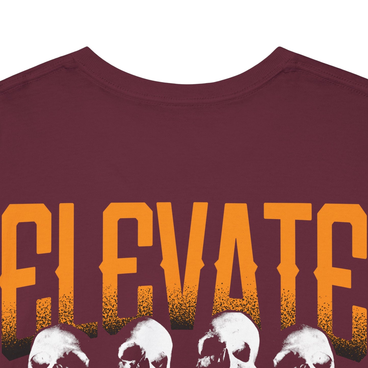 Drippy Tee's Elevate Skull Unisex Heavy Cotton Tee