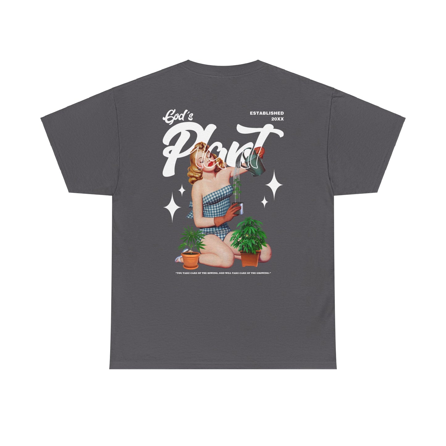 Drippy Tee's God's Plant Unisex Heavy Cotton Tee