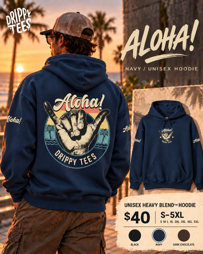 DTO Aloha! Unisex Heavy Blend™ Hooded Sweatshirt