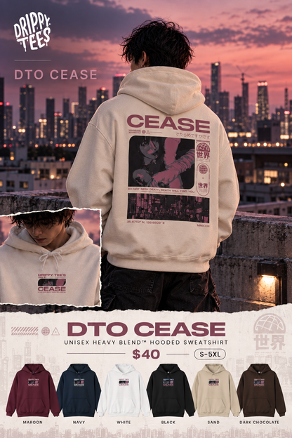 DTO Cease Unisex Heavy Blend™ Hooded Sweatshirt