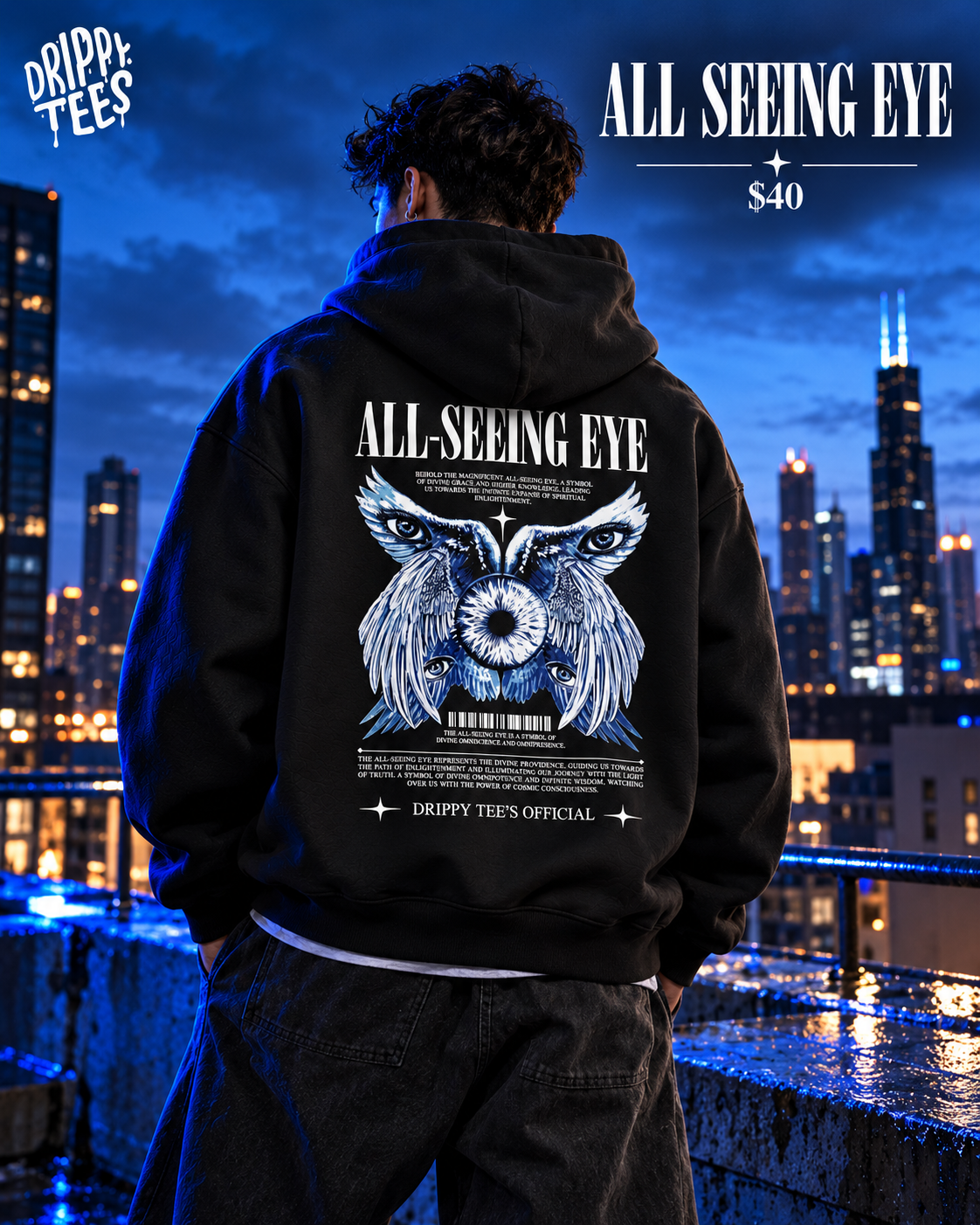 DTO All Seeing Eye Unisex Heavy Blend™ Hooded Sweatshirt