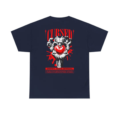 Drippy Tee's Cursed Heart Unisex Heavy Cotton Tee