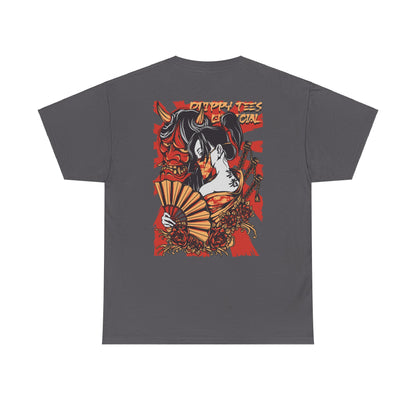 Drippy Tee's Geisha Oni Unisex Heavy Cotton Tee