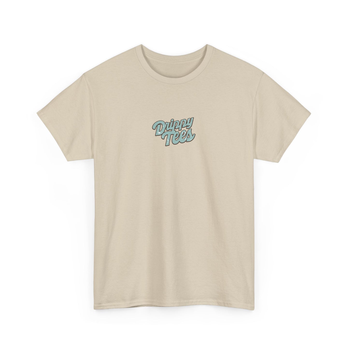 Drippy Tee's Summer Paradise Unisex Heavy Cotton Tee - Retro Beach Vibe Shirt