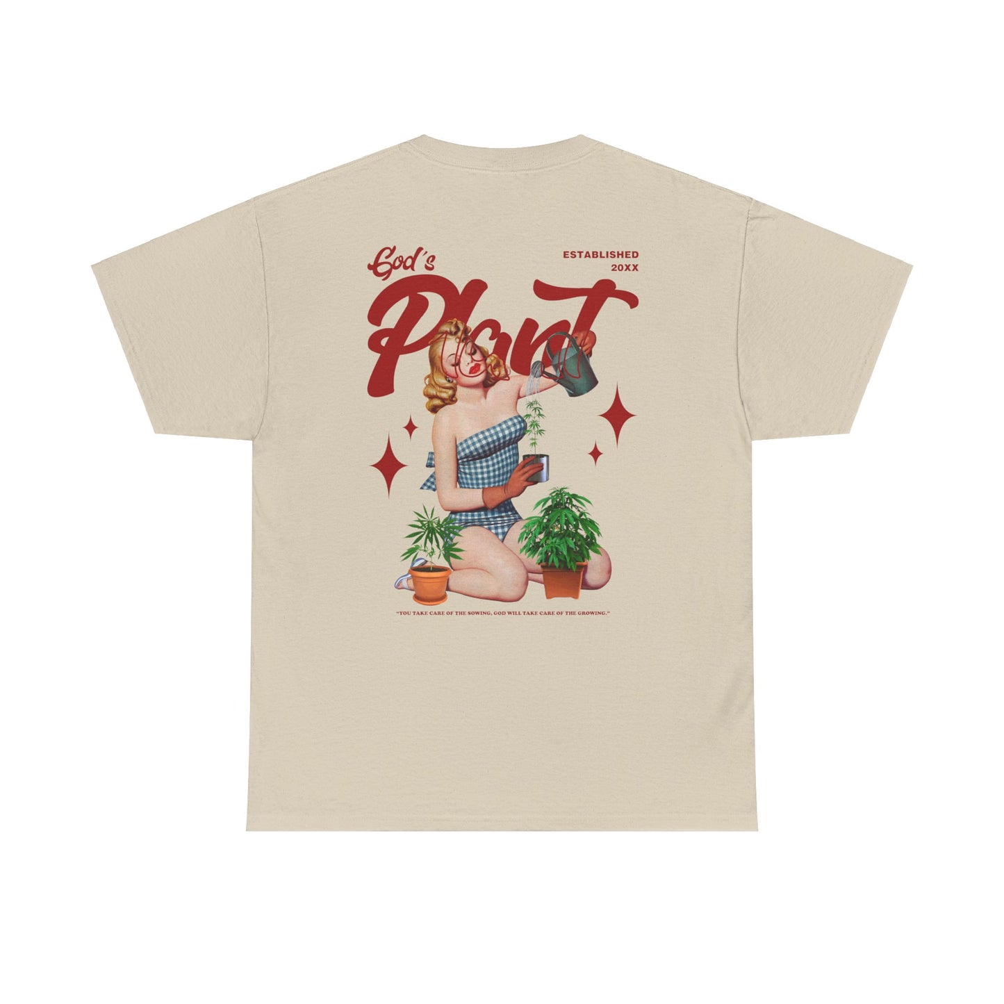 Drippy Tee's EXCLUSIVE God's Plant Unisex Heavy Cotton Tee