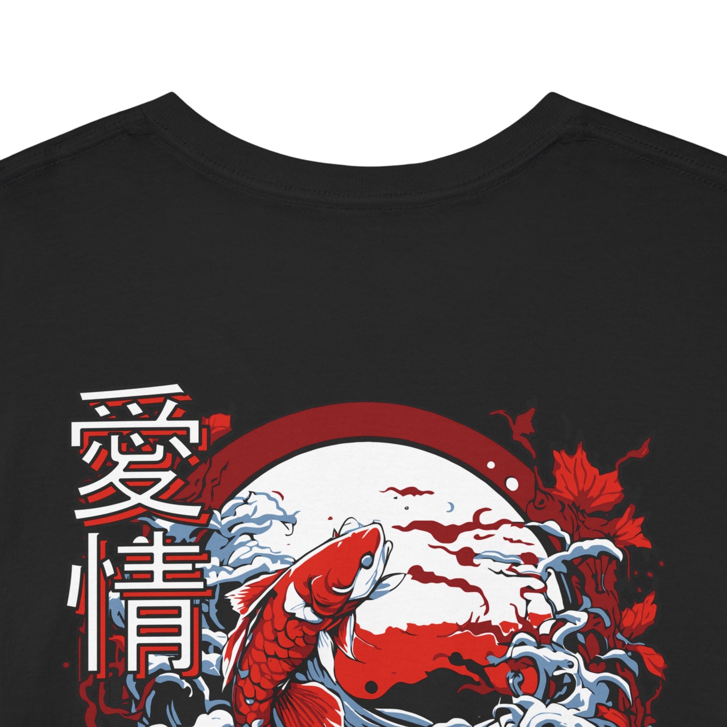 Drippy Tee's Midnight Moon Koi Unisex Heavy Cotton Tee
