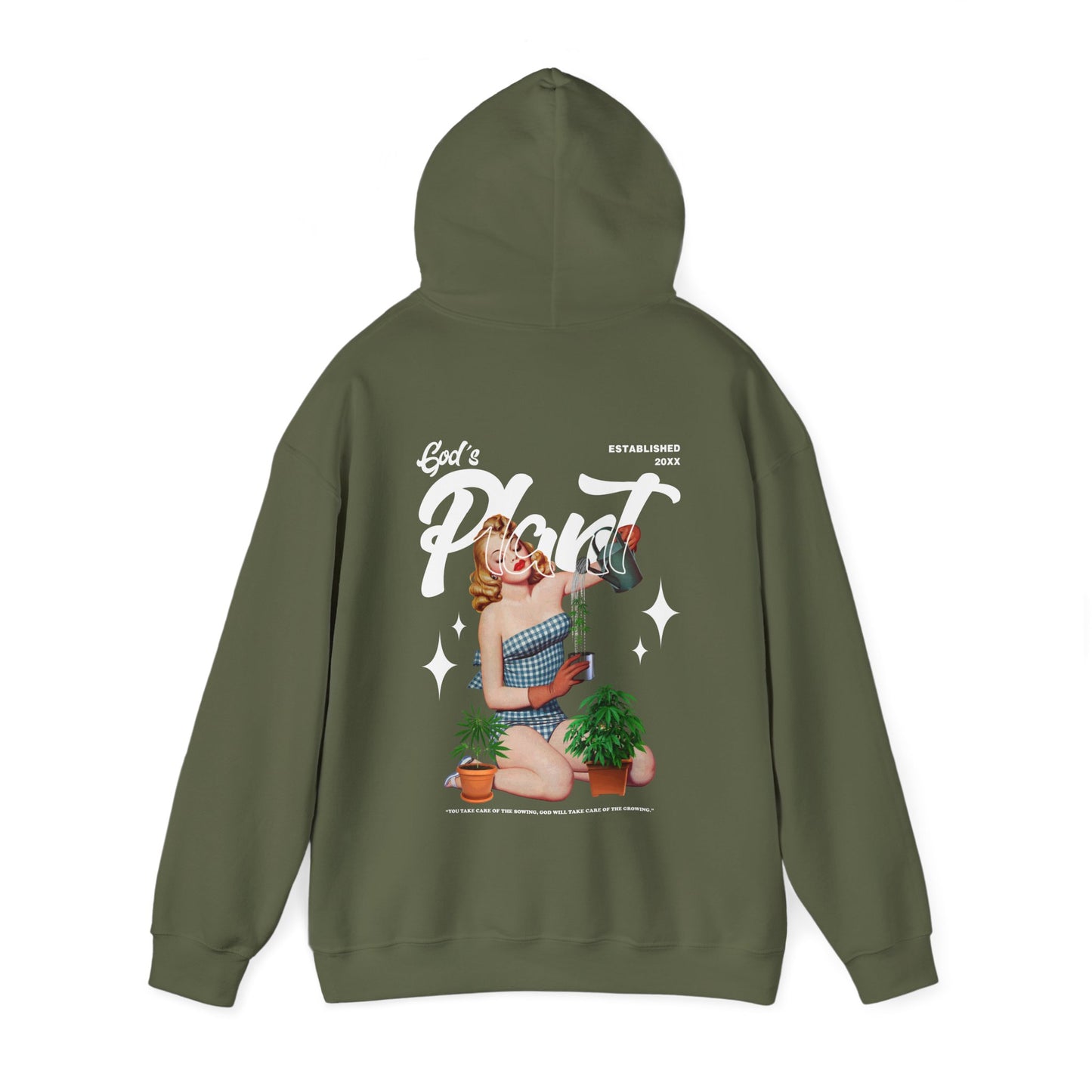 DTO God's Plant Unisex Heavy Blend™ Hooded Sweatshirt