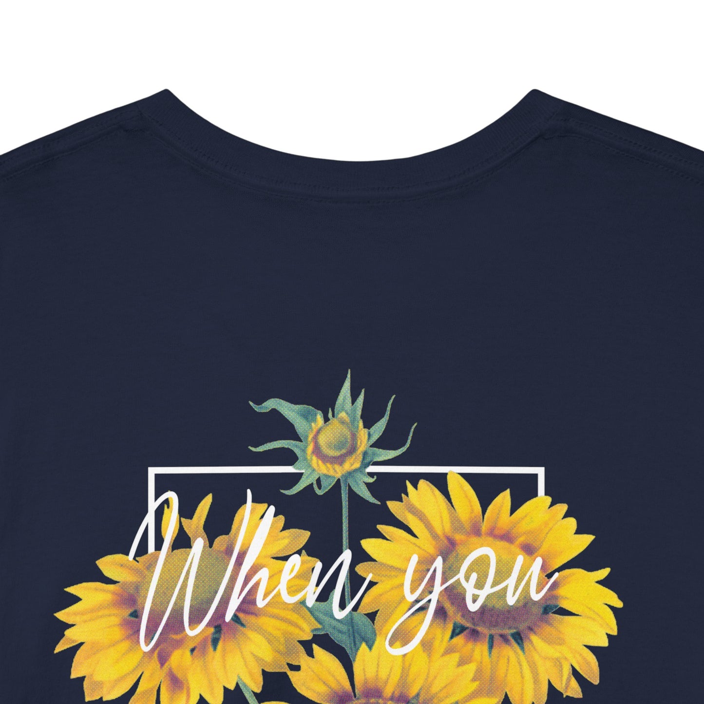 Drippy Tee's Sunflower Sadness Unisex Heavy Cotton Tee