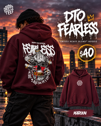 DTO Fearless Unisex Heavy Blend™ Hooded Sweatshirt