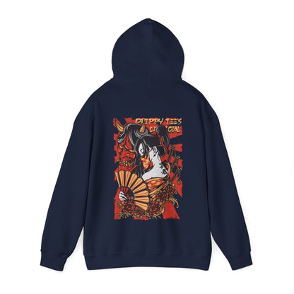 DTO Geisha Oni Unisex Heavy Blend™ Hooded Sweatshirt