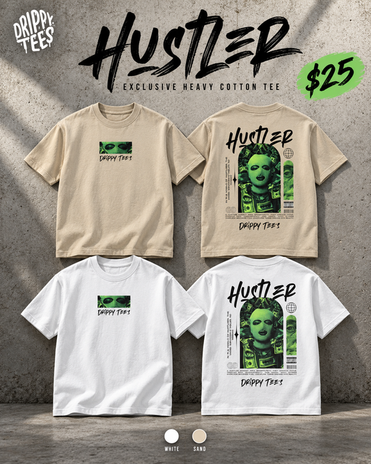 Drippy Tee's EXCLUSIVE Hustler Unisex Heavy Cotton Tee