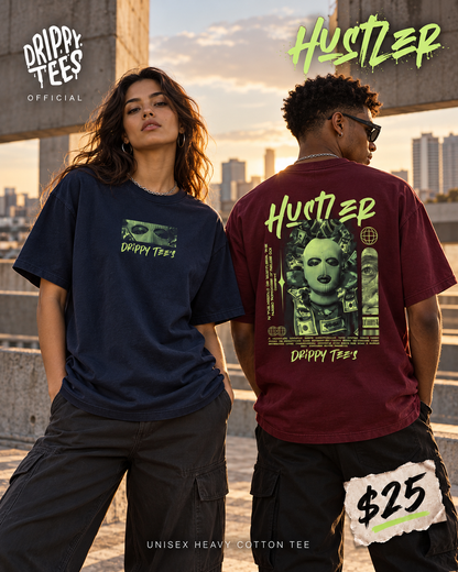 Drippy Tee's Hustler Unisex Heavy Cotton Tee