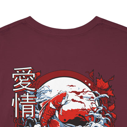 Drippy Tee's Midnight Moon Koi Unisex Heavy Cotton Tee