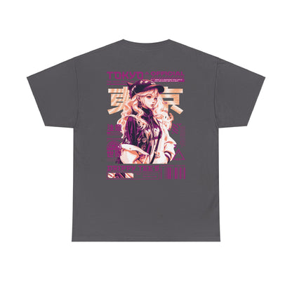 Drippy Tee's Neon Tokyo Unisex Heavy Cotton Tee