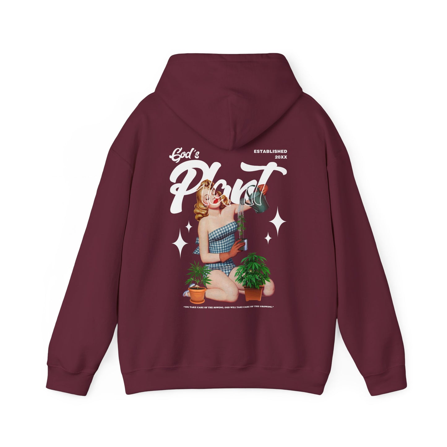 DTO God's Plant Unisex Heavy Blend™ Hooded Sweatshirt