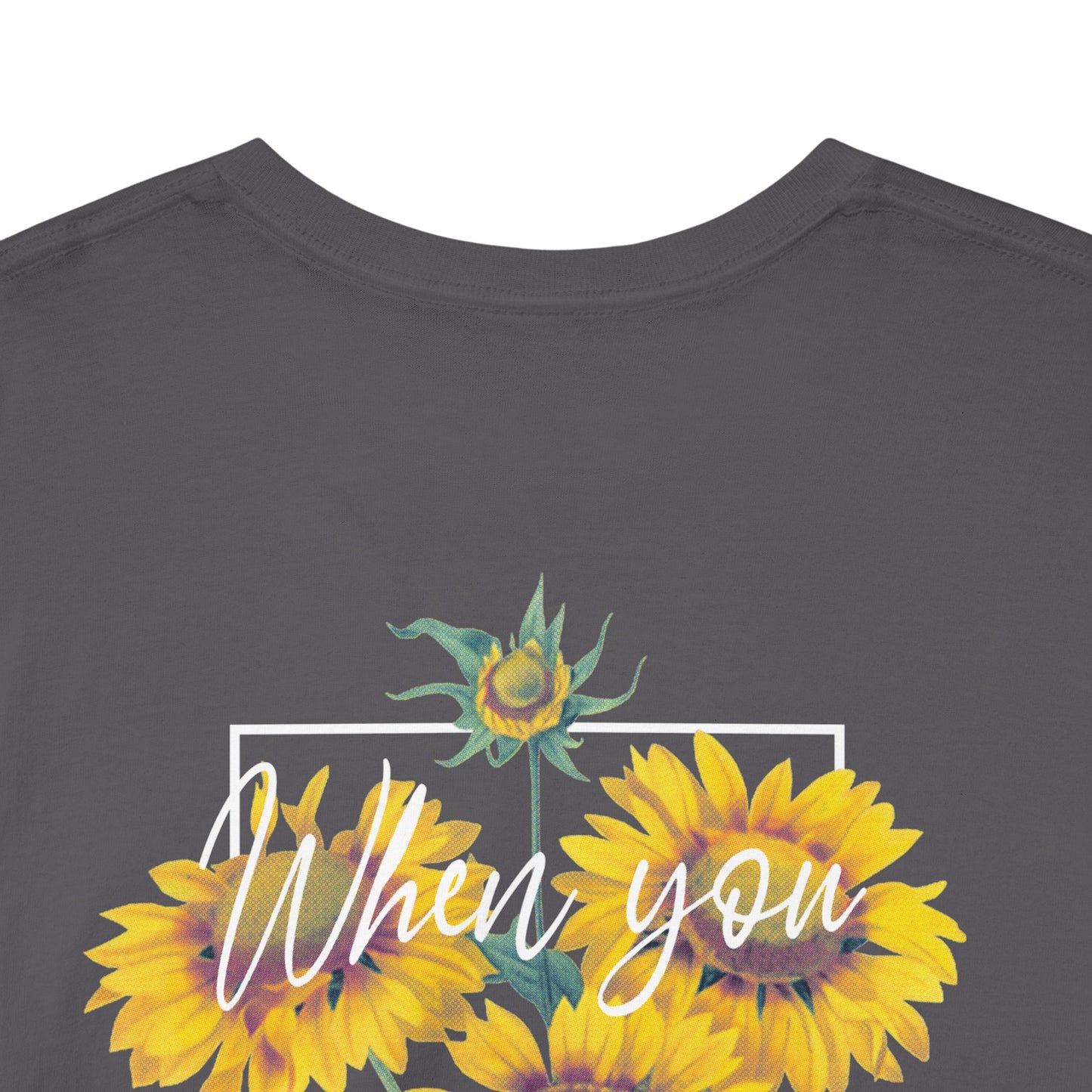 Drippy Tee's Sunflower Sadness Unisex Heavy Cotton Tee