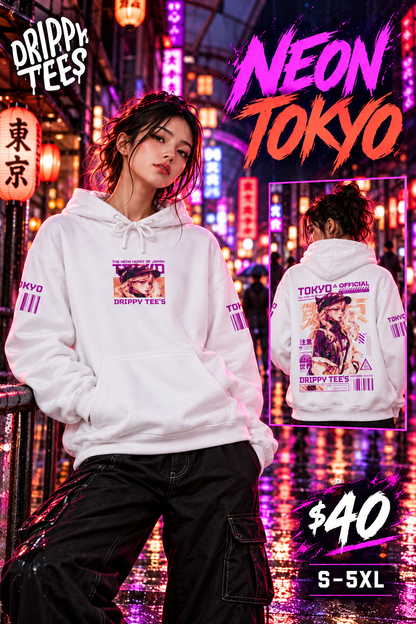 DTO Neon Tokyo Unisex Heavy Blend™ Hooded Sweatshirt