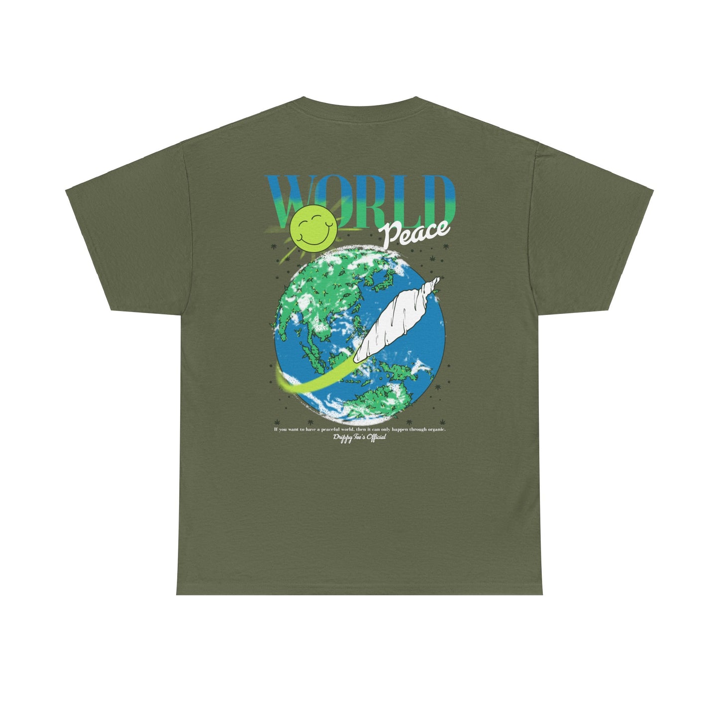 Drippy Tee's World Peace Unisex Heavy Cotton Tee