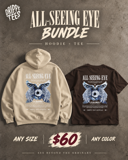 DTO | All Seeing Eye Bundle | All Seeing Eye Hoodie + Tee