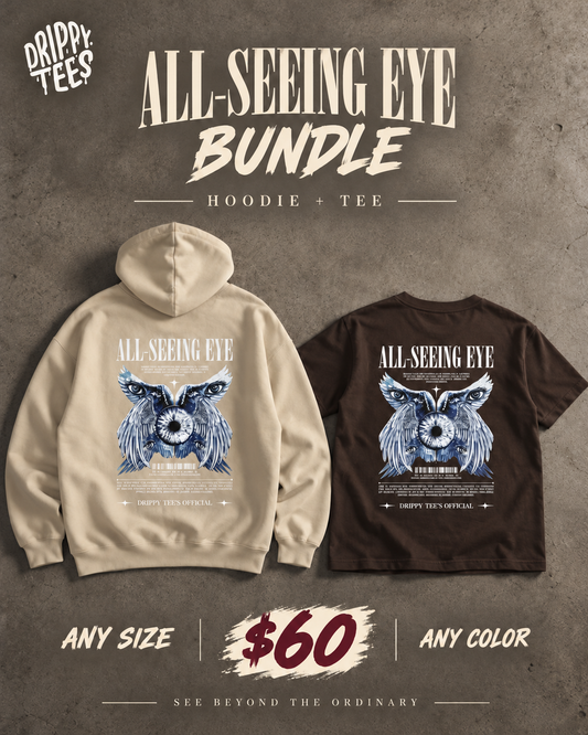 DTO | All Seeing Eye Bundle | All Seeing Eye Hoodie + Tee