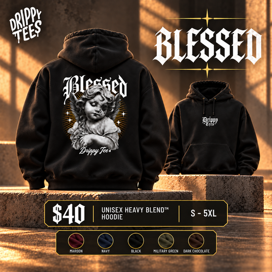DTO Blessed Unisex Heavy Blend™ Hooded Sweatshirt