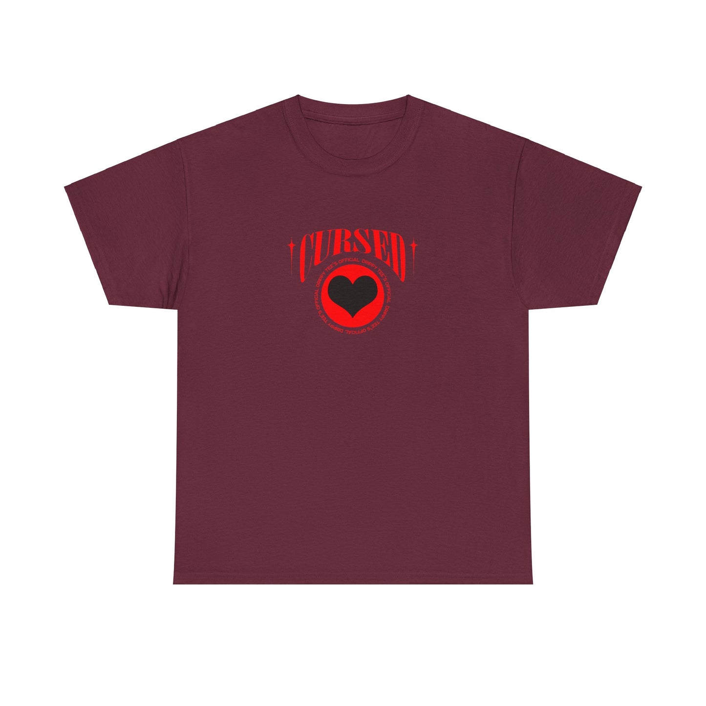 Drippy Tee's Cursed Heart Unisex Heavy Cotton Tee