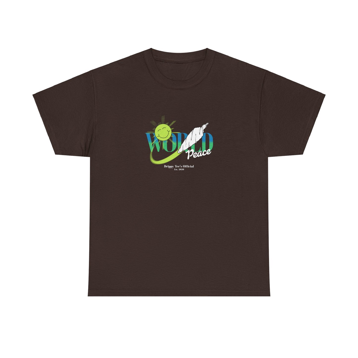 Drippy Tee's World Peace Unisex Heavy Cotton Tee