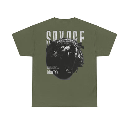 Drippy Tee's Savage Unisex Heavy Cotton Tee