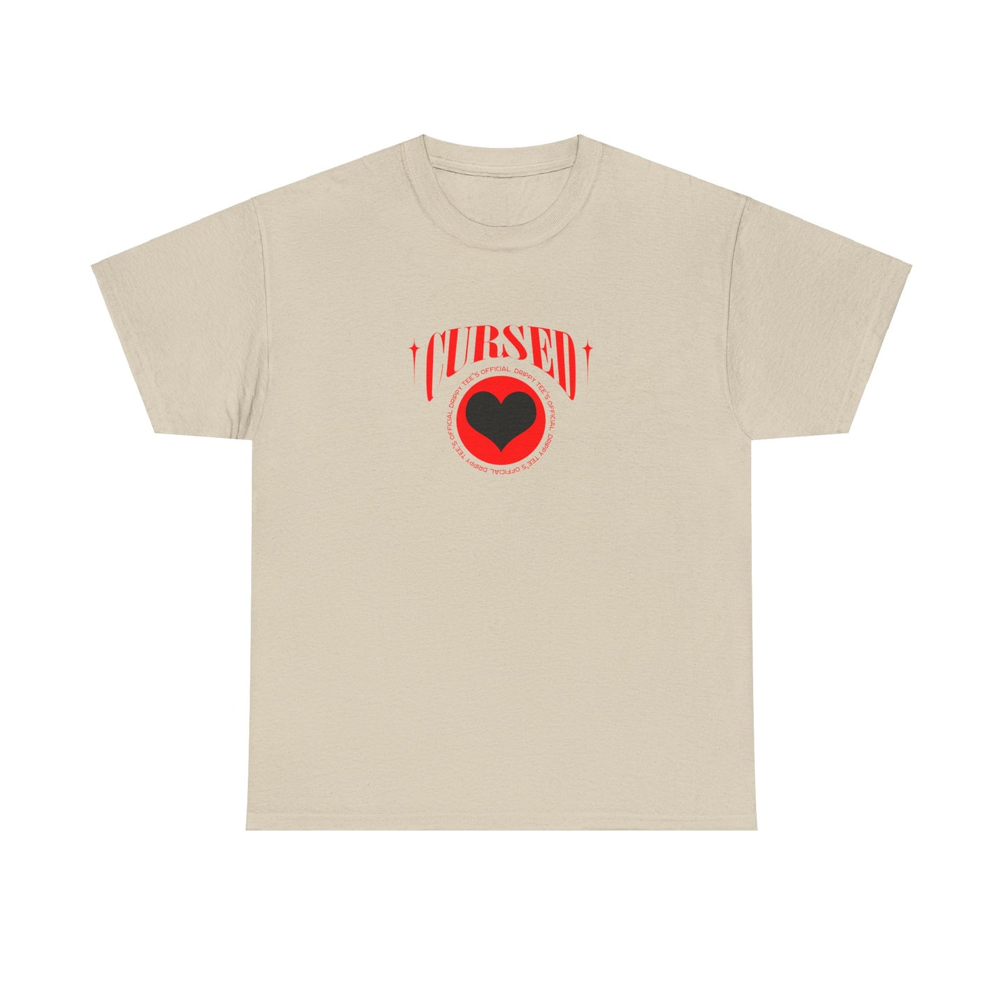 Drippy Tee's Cursed Heart Unisex Heavy Cotton Tee