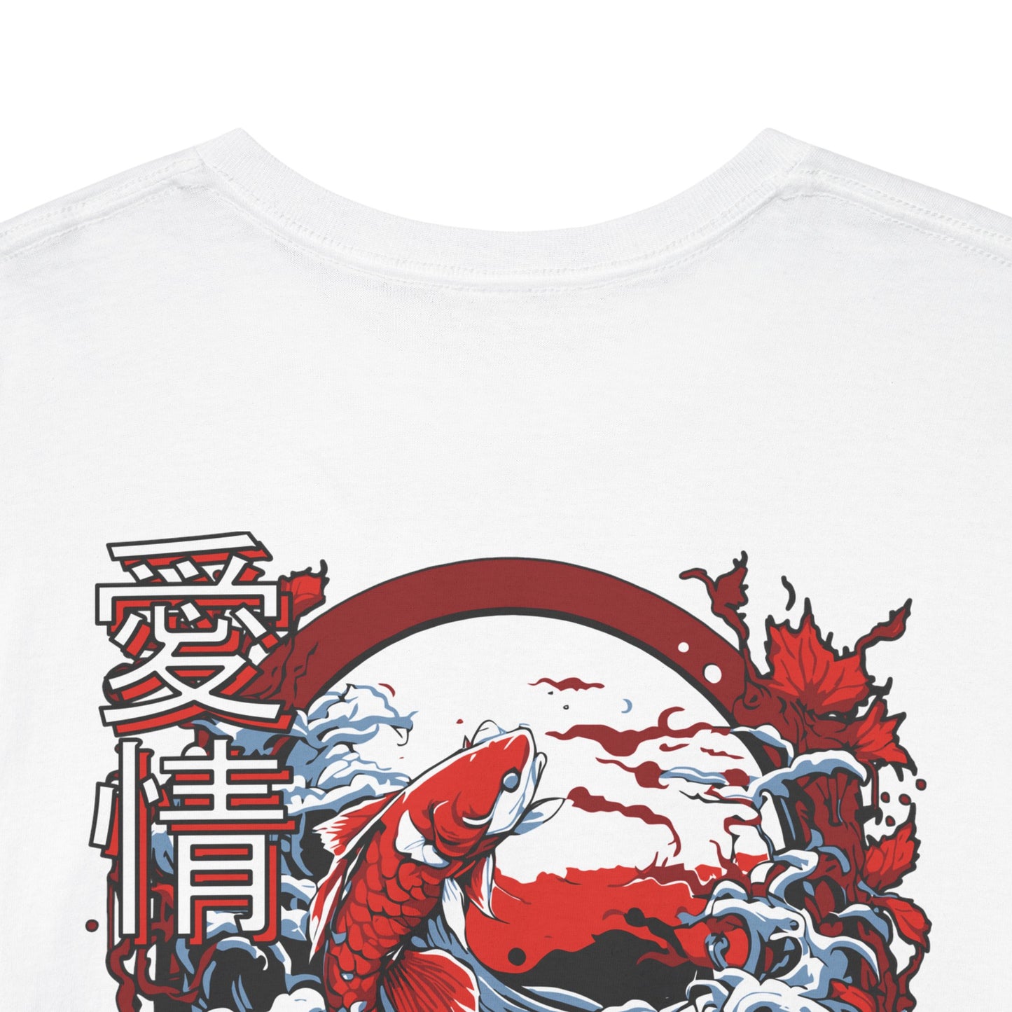 Drippy Tee's Midnight Moon Koi Unisex Heavy Cotton Tee