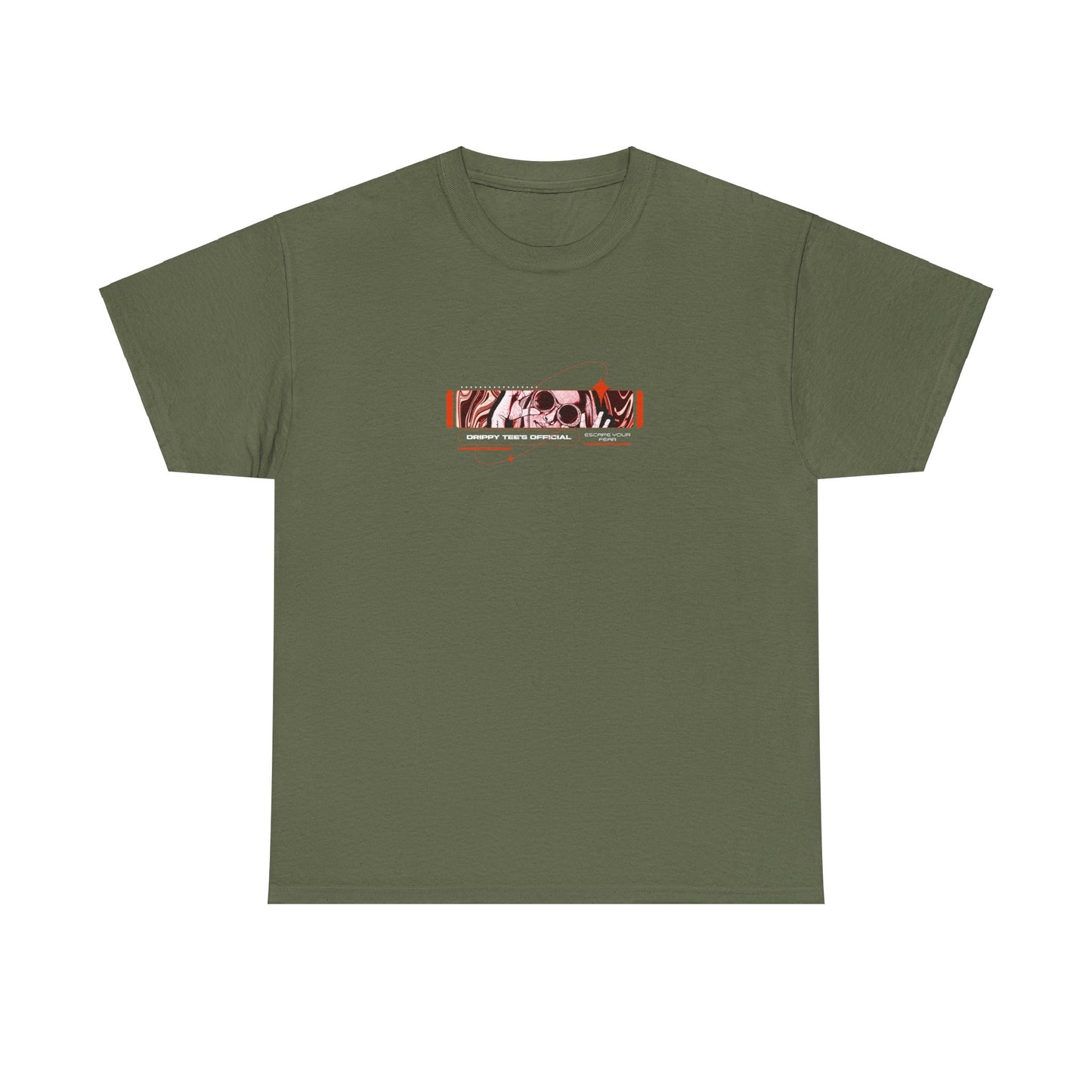 Drippy Tee's Escape Your Fear Unisex Heavy Cotton Tee