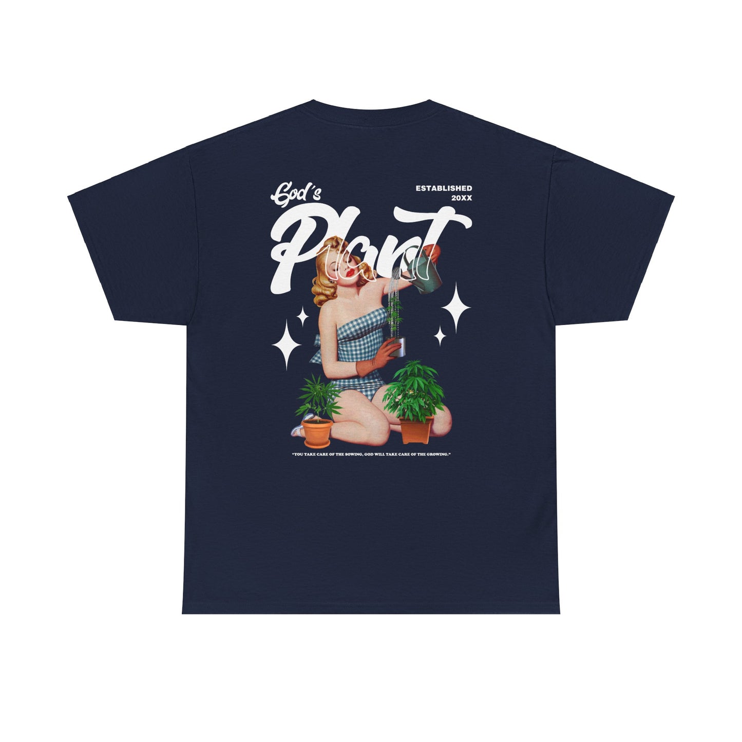 Drippy Tee's God's Plant Unisex Heavy Cotton Tee