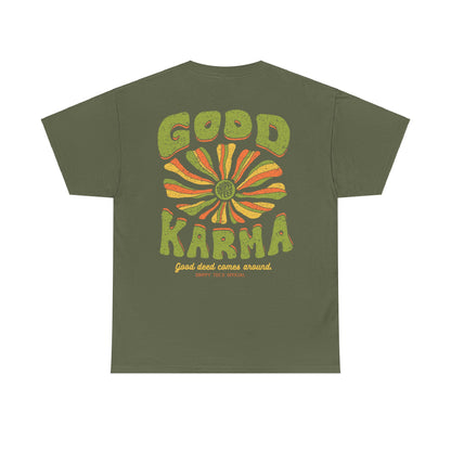 Drippy Tee's Good Karma Unisex Heavy Cotton Tee