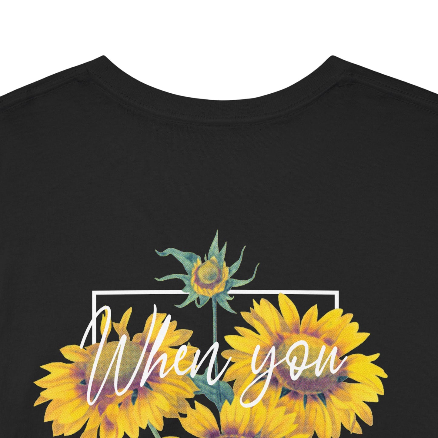 Drippy Tee's Sunflower Sadness Unisex Heavy Cotton Tee