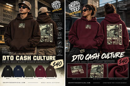 DTO Cash Culture Unisex Heavy Blend™ Hooded Sweatshirt