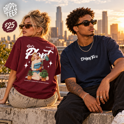 Drippy Tee's God's Plant Unisex Heavy Cotton Tee