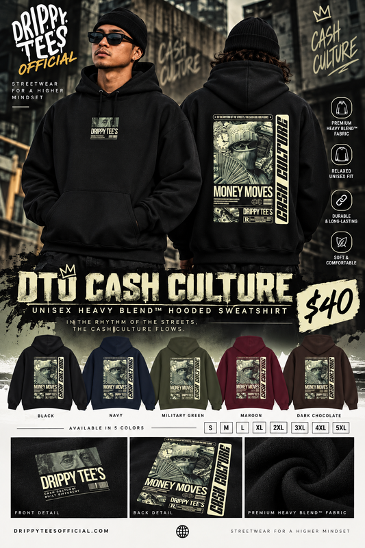 DTO Cash Culture Unisex Heavy Blend™ Hooded Sweatshirt