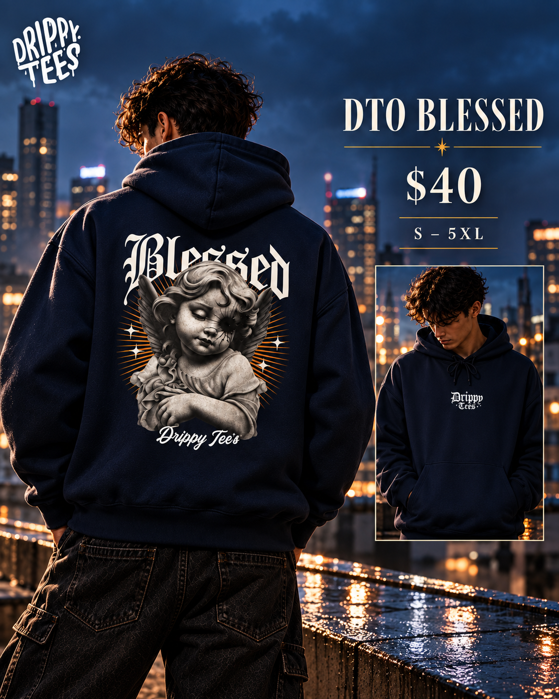 DTO Blessed Unisex Heavy Blend™ Hooded Sweatshirt