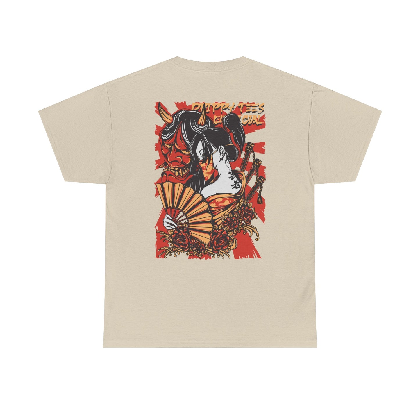 Drippy Tee's Geisha Oni Unisex Heavy Cotton Tee