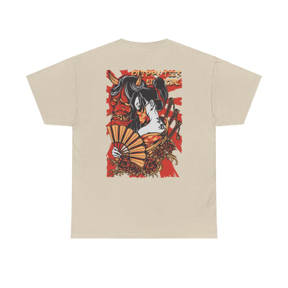 Drippy Tee's Geisha Oni Unisex Heavy Cotton Tee