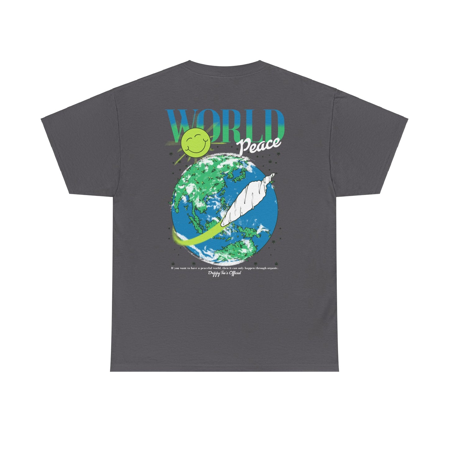 Drippy Tee's World Peace Unisex Heavy Cotton Tee