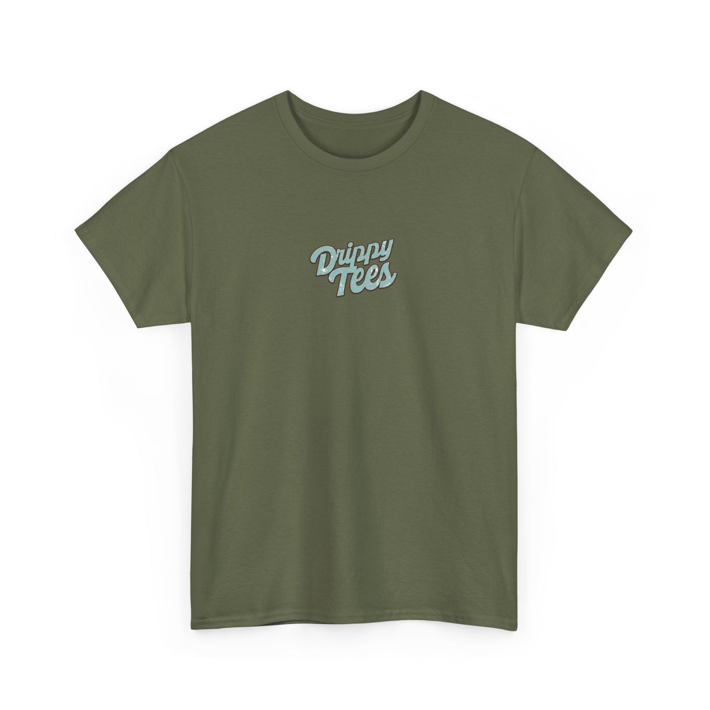 Drippy Tee's Summer Paradise Unisex Heavy Cotton Tee - Retro Beach Vibe Shirt