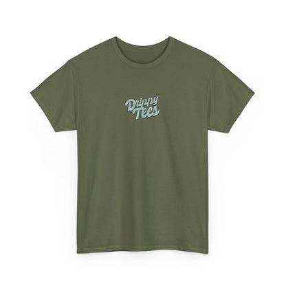 Drippy Tee's Summer Paradise Unisex Heavy Cotton Tee - Retro Beach Vibe Shirt