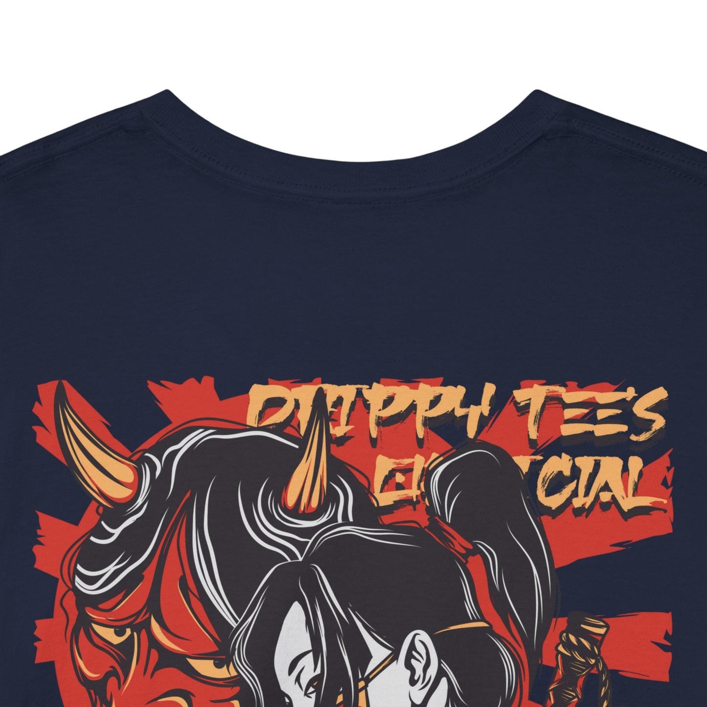 Drippy Tee's Geisha Oni Unisex Heavy Cotton Tee