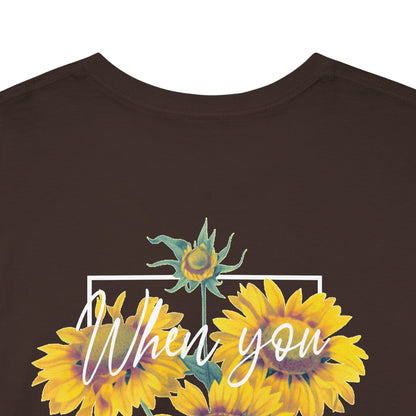 Drippy Tee's Sunflower Sadness Unisex Heavy Cotton Tee