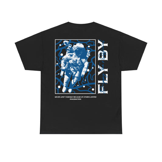Drippy Tee's Fly By Astronaut Unisex Heavy Cotton Tee