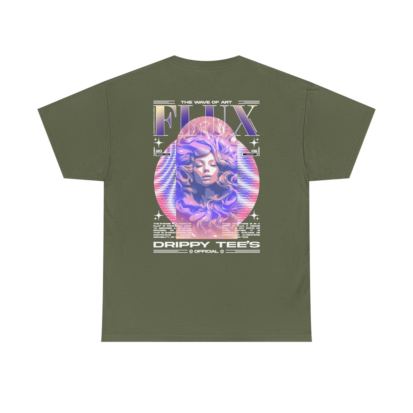 Drippy Tee's Flux Unisex Heavy Cotton Tee