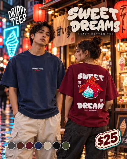 Drippy Tee's Sweet Dreams Unisex Heavy Cotton Tee