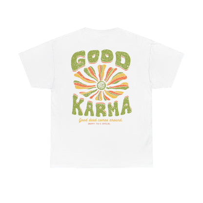 Drippy Tee's Good Karma Unisex Heavy Cotton Tee