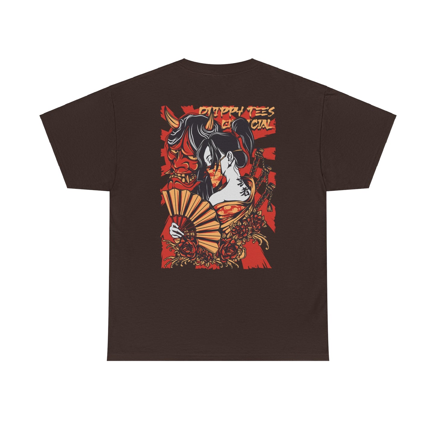Drippy Tee's Geisha Oni Unisex Heavy Cotton Tee